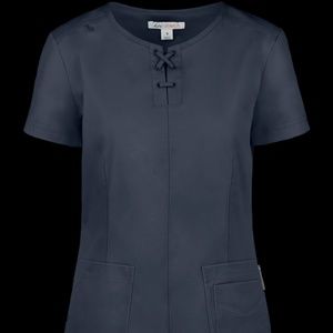 Koi Medical Uniform Scrub Top Steel 356 Grey